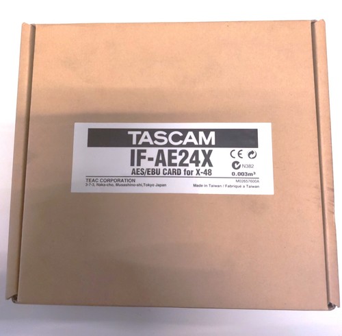 Tascam ae24x aes ebu card - tascam, aes/ebu