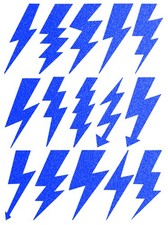 15x Reflektoraufkleber, Blitz