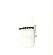 925/- Sterlingsilber Ring, Saphir, Gr.52, 1 mm breit.