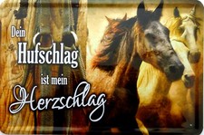 Blechschild Schild 20x30 cm -