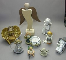 Konvolut Engel Goebel Erzgebirge u.a. diverse Materalien  H 3,5 - 19 cm