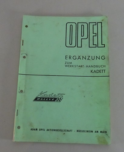 Werkstatthandbuch nachtrag - werkstatthandbuch,