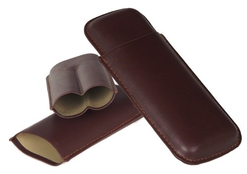 Zigarrenetui leder teleskop - leder,