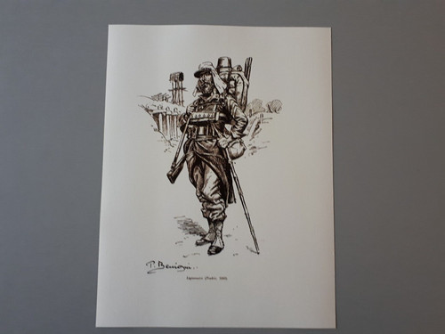 Zeichnung legionär tonkin - zeichnung,