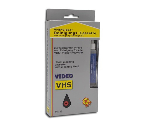 Vhs video reinigungs cassette - video,