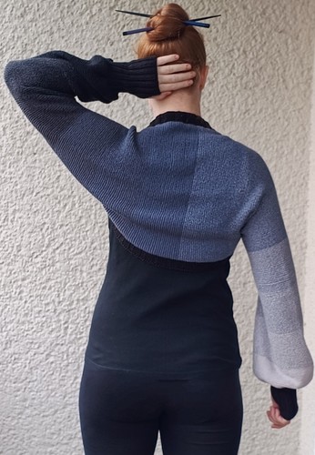 Strickjacke aus - strickjacke, (bolero)