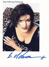 Autogramm - Birgit Schrowange