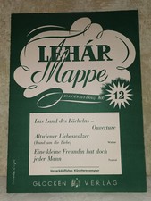 Notenheft „LEHÁR Mappe“ NR 12 Klavierausgabe  mit Text