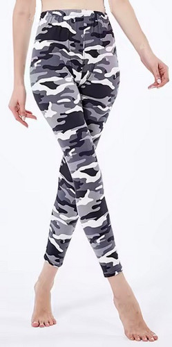 Camouflage leggings sport - camouflage,