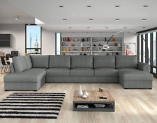 Ecksofa Cersia Large Eckcouch Schlafsofa U-Form Wohnlandschaft Wohnzimmer Ecke