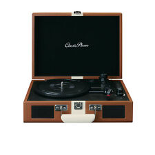 Lenco TT-120BNWH Kofferplattenspieler Plattenspieler Riemenantrieb