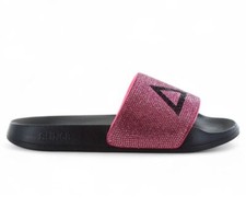 SUN68 Slippers Logo Strass -