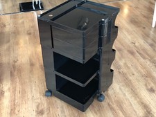 Joe Colombo Design Boby  Rollcontainer Trolley schwarz