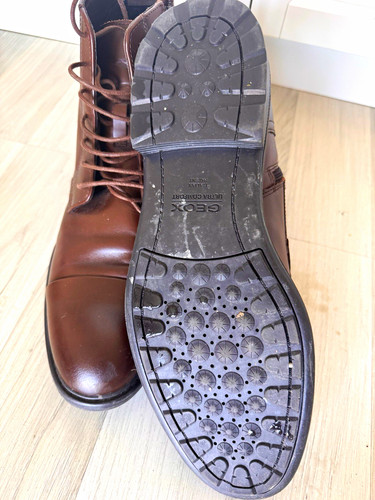 Geox herren leder stiefeletten - herren, leder-stiefeletten
