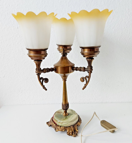 Jugendstil tischlampe bronze - jugendstil,