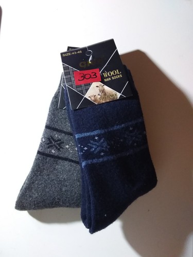 Paar herren angora socken - 2,