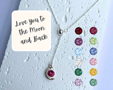 Sterling Silber Mondsichel