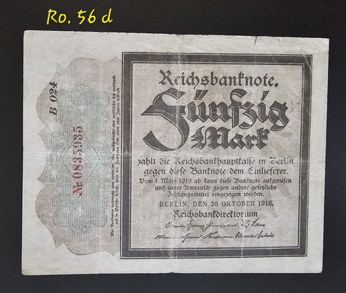 Reichsbanknote mark - 50,