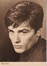 Autogrammkarte - Alain Delon -