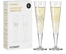 Ritzenhoff Champagnerglas-Set Goldnacht