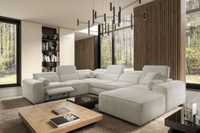 XXL Sofa Eckcouch VITO VIII MIX Fußstütze Links/Rechts Verschiedene Farben