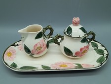 Villeroy & Boch Wildrose Milchkännchen Zuckertopf Tablett Handmalerei sehr gut