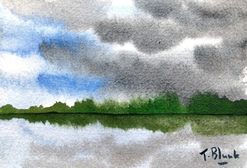 Original aquarell - aquarell,