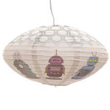 Papier Lampenschirm Aliens