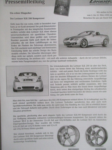 Lorinser mercedes benz - mercedes,