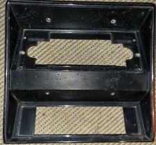 Mustang 1971-73 Radioblende ACP Radio Bezel Black Metal
