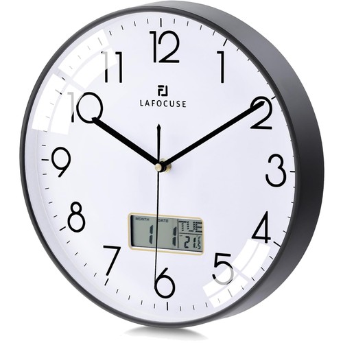 Präzise und lautlose wanduhr - präzise,