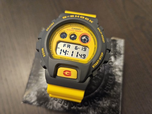 Casio shock dw6900y 9er - casio, g-shock