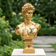 Handgefertigte goldene David