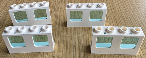 Lego fenster 1x4x2 weiß - x,