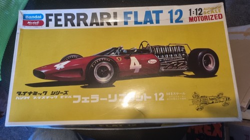 1968 bandai scale - 1:12, ferrari