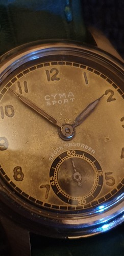 Cyma sport vintage - vintage, militäruhr