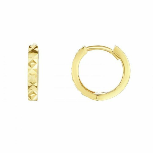 Diamantschliff huggie - diamantschliff,