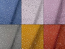 Baumwollstoff Dekostoff Punkte