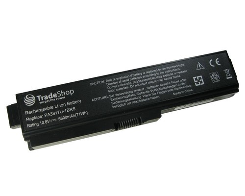 Akku 6600mah für toshiba - akku,