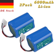 2X 6000mAh 7,4V Li-Ion Akku