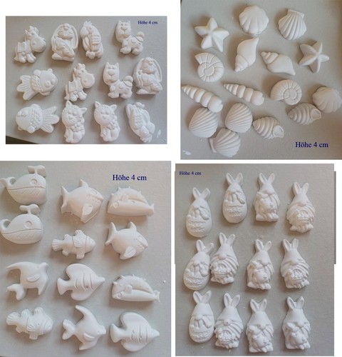Gipsfiguren zum selbst bemalen