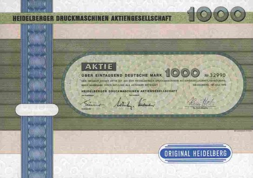 Heidelberger druckmaschinen - heidelberger,