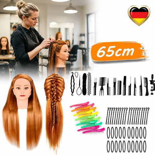Frisierkopf echthaar 26 - 90%,