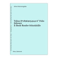 Tolino 8718969054942 6" Folio Schwarz E-Book-Reader-Schutzhülle