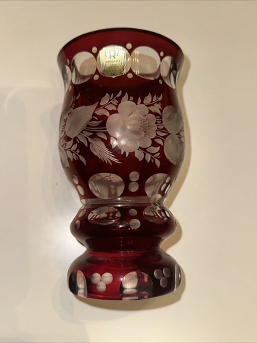 Erz kristall böhmische vase - kristall,