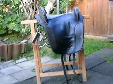 Chezz Sattel Lederbaum mit Dreipunkt-Gurtung + Hidalgo Kissen 3-3-3 weich 42 cm