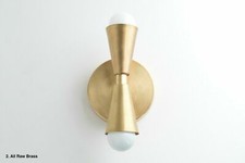 Jahrhundertmitte Stil Messing