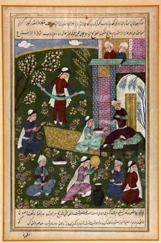 Persische miniatur malerei - persische,