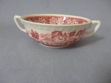 V & B Villeroy & Boch Mettlach Rusticana Rot Suppentasse Keramik Landhaus