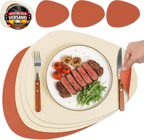 Tischsets lederimitation - tischsets,